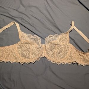 Bravissimo Lace Underwire Bra - Cream/Nude 34F